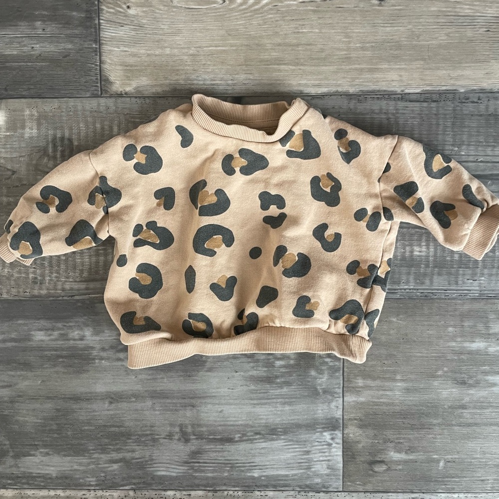 Leopard Print H&M Baby Sweatshirt